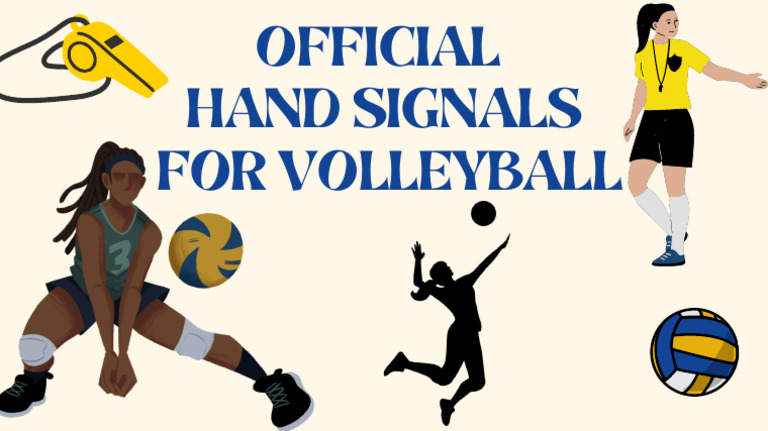 OFFICIAL HAND SIGNALS FOR VOLLEYBALL | PDF