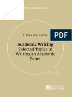 (Uni Slovakia) Silvia GÃ¡likovÃ¡ - Academic Writing - Selected Topics in Writing An Academic Paper-Peter Lang (2016) 3