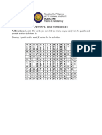 Activity 5 - Gene Wordsearch