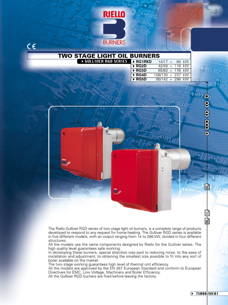 RIELLO P en RGD | PDF | Pump | Electricity