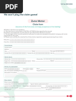 Zuno Motor Claim Form-Page1