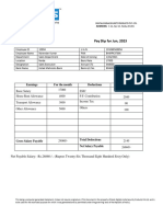 Jun - 23 Salary Slip