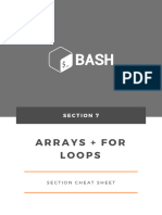 Arrays + For Loops: Section 7