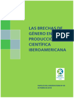 Las brechas de género en la procucion cientifica iberoamericana