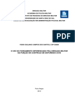 2012 - o Uso Do Fardamento Diferenciado Pela Brigada Militar Na Função de CDC - Santos