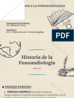 Historia Fonoaudiologia - Periodos