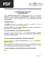 Contrato Asesor Técnico Imcesa Internacional LLC