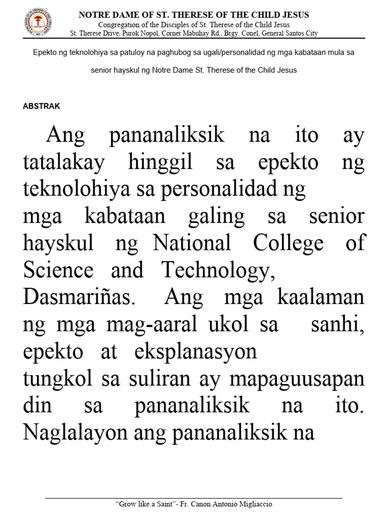 english-and-math-performance-in-the-junior-high-school-in-notre-dame-st