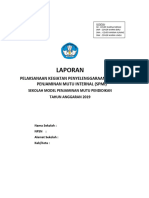 LAPORAN KEGIATAN Pelaksanaan Sekolah Model 2019