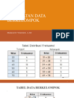 Ukuran Pemusatan Data Kelompok