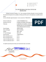 Constancia de GLP Comercializadora Industrial La Molina