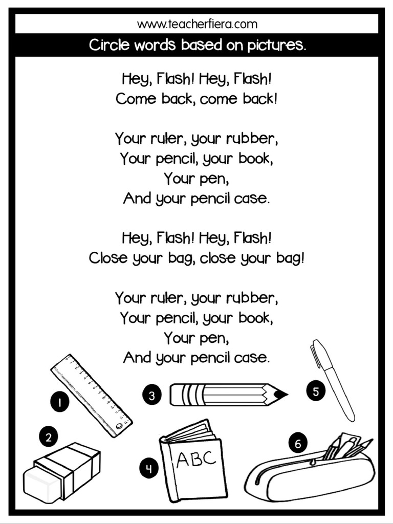 Unit 1 At School Pdf