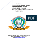 Proposal Pengadaan Alat Drumband MTs Darul Falah Langgam