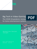 Big Tech in Video Gaming: The COVID-19 Pandemic Increases Demand For Home Entertainment Systems