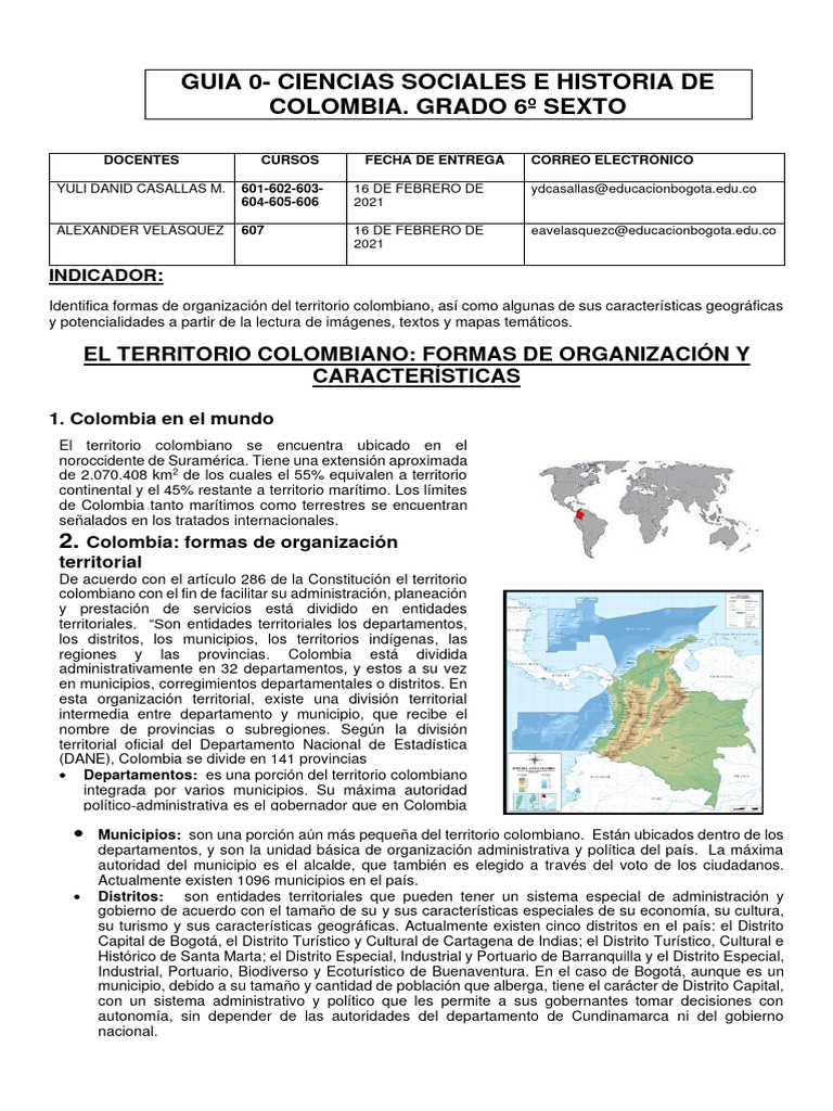 Regiones Naturales de Colombia | PDF | Colombia | Ciencias de la Tierra