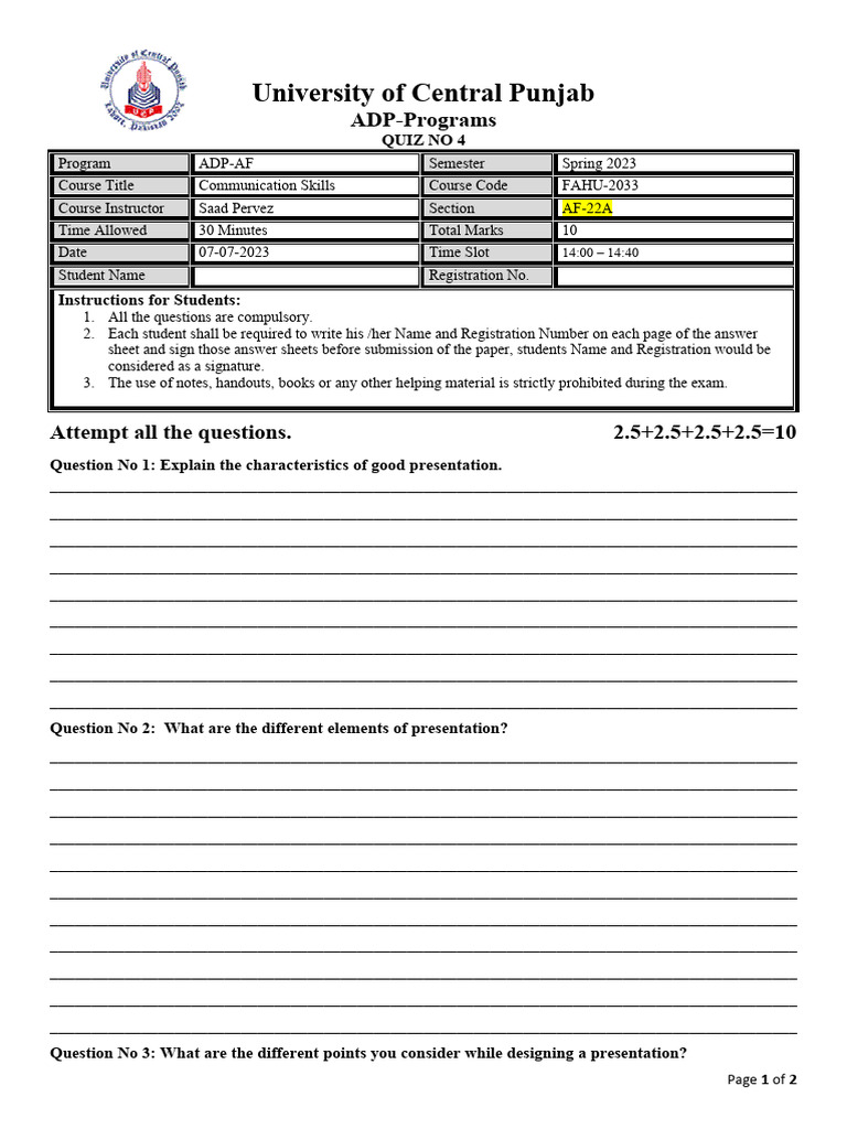 Communication visual data 2