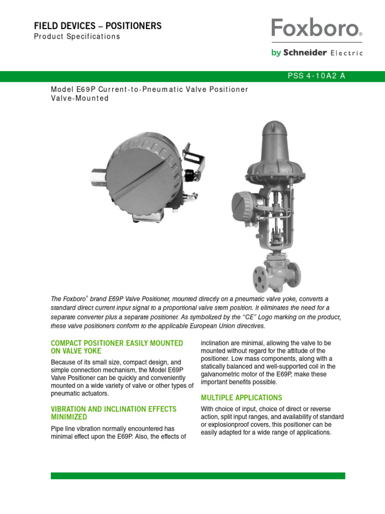 pss4 10a2a | PDF | Valve | Feedback