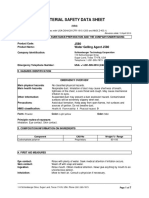 Material Safety Data Sheet: J580 Water Gelling Agent J580