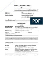 Material Safety Data Sheet: L064 Temporary Clay Stabilizer L64