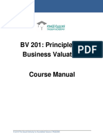 BV 201: Principles of Business Valuation: © 2019 The Saudi Authority For Accredited Valuers (TAQEEM)