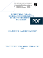 Proyecto de Gestión de Riesgo de Desastres 2023