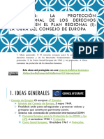 Tema 4. La Protección Internacional de Los DDHH en El Plano Regional (I) - La Obra Del Consejo de Europa