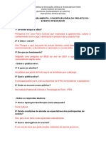 Atividade de Concepção Do Projeto Do Evento Integrador em Construção