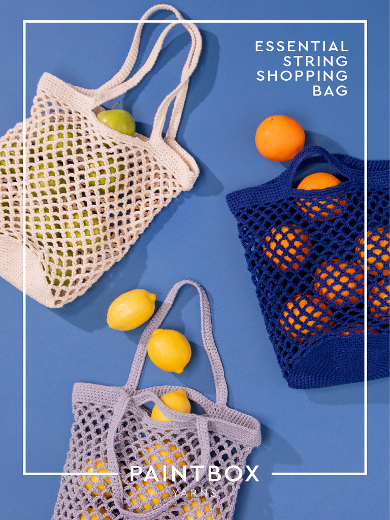 Essential String Shopping Bag 2 | PDF | Crochet | Crafts