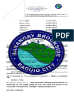 2023 Barangay Tax Ordinance