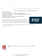 A Keyword Approach To Finding Common Ground in Community-Based Definitions OfHuman Well-Being