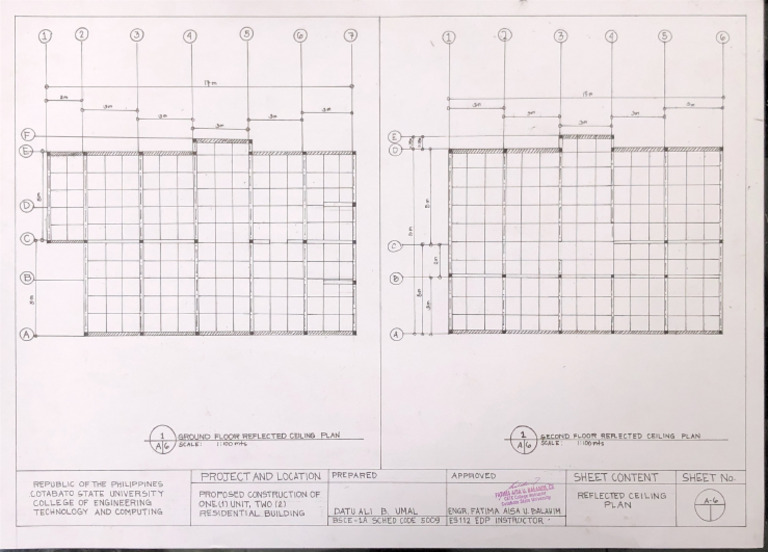 Reflected Ceiling Plan | PDF