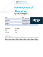 41 Simple Phenomena of Magnetism Topic Booklet 1 Cie Igcse Physics 2