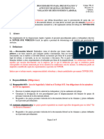 PR-10 Procedimiento para Presentación y Tratamiento de Queja Presunta Violación A La Desconexión Laboral