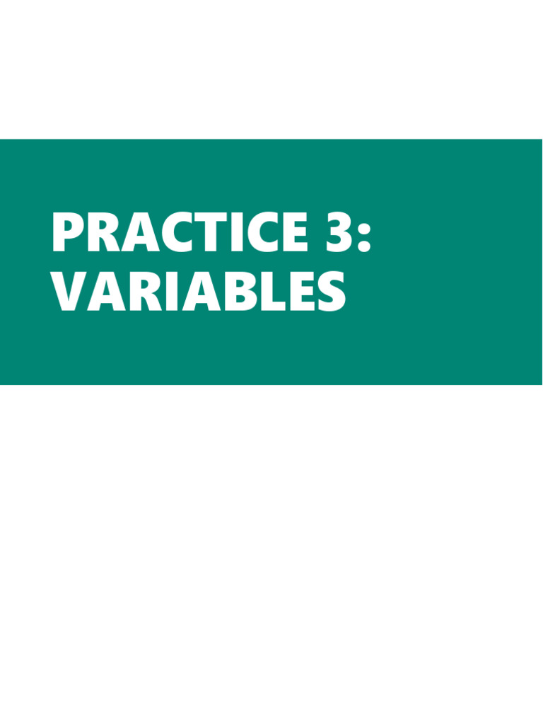 Practice 3 | PDF | Grammar | Computer Science