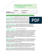 Mecanismos de Patogenicidad Bacteriana. MARIANA WENDY