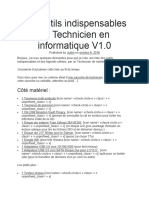 Les Outils Indispensables Du Technicien en Informatique V1