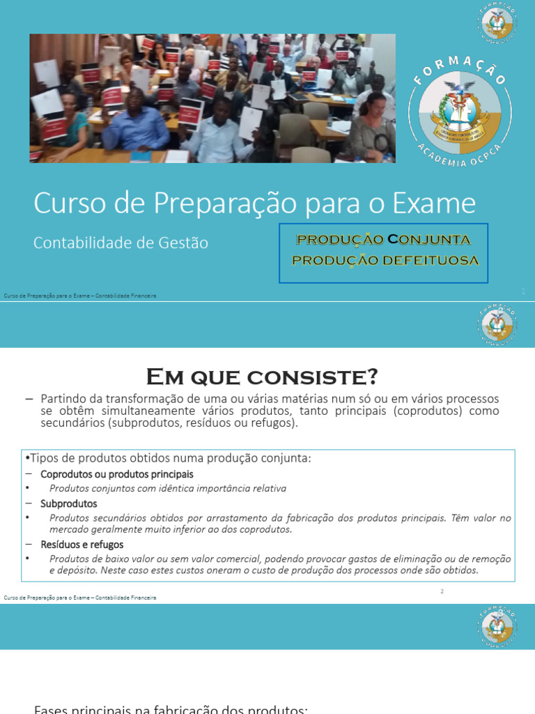4 CPE - Produção Conjunta e Defeituosa | PDF | Despesa | Contabilidade