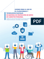 Recomendaciones Uso Tecnologias Digitales Proteccion de Datos