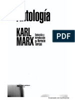 Antología - Karl Marx - Introducción Tarcus 20p