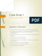  Case Studies - BI Implementation