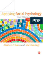 Abraham P. Buunk, Mark Van Vugt - Applying Social Psychology_ From Problems to Solutions-SAGE Publications (2013)