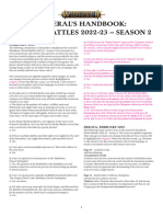 Age of Sigmar AoS - General's Handbook 2022-2023 Season 2 - Pitched Battles - Errata 2023-02-15