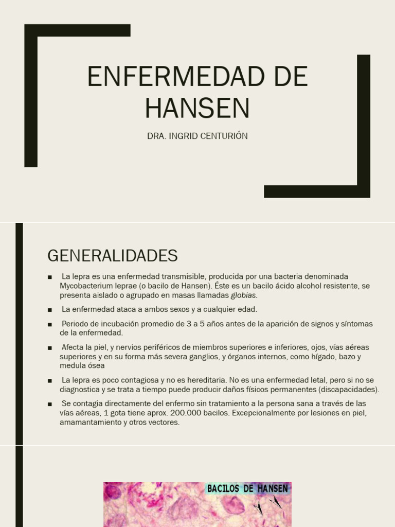 Guía Clínica de la Enfermedad de Hansen | PDF | Piel | Nervio