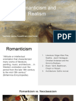 Romanticism and Realism Art