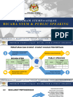 Syarat Pertandingan Bicara STEM Dan Public Speaking