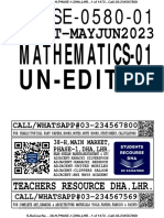 Mathematics0580-01 (Start-Mayjun2023) Unedited+01sep2023+01