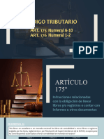 Articulos 175 - 176 Del Codigo Tributario