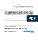 Entreprise: Laboratoires Médis Adresse: Route de Tunis KM 7-BP 206 Nabeul 8000 - Tunisie Tél: +216 72 235 006 Email