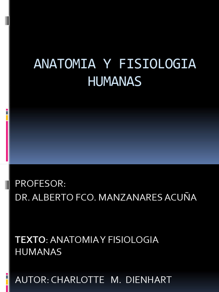 Anatomia Y Fisiologia Humanas 1 Descargar Gratis Pdf Anatomía