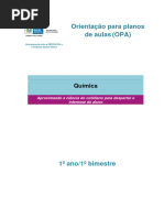 Opa CN Disciplina Quimica 1ºano 1ºbi